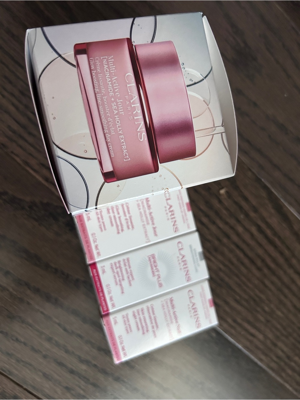 Clarins Pink Multi-Active Day Cream – Hydrating Anti-Fatigue Moisturizer
